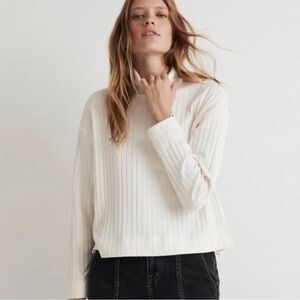 Madewell Relaxed Turtleneck Ribbed Tee